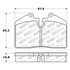 Centric 309.06090 Disc Brake Pad Set STOPTECH PERFORMANCE PAD