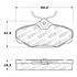 309.06100 by CENTRIC - STOPTECH PERFORMANCE PAD