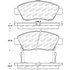 309.06210 by CENTRIC - STOPTECH PERFORMANCE PAD