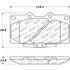 Centric 309.06470 Disc Brake Pad Set STOPTECH PERFORMANCE PAD