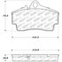 309.07380 by CENTRIC - STOPTECH PERFORMANCE PAD