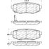 Centric 309.11240 Disc Brake Pad Set STOPTECH PERFORMANCE PAD