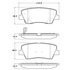 309.12840 by CENTRIC - STOPTECH PERFORMANCE PAD