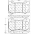 309.13460 by CENTRIC - STOPTECH PERFORMANCE PAD