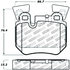 309.13720 by CENTRIC - STOPTECH PERFORMANCE PAD