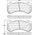 309.13820 by CENTRIC - STOPTECH PERFORMANCE PAD