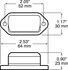 Peterson Lighting 294 Back Up / License Plate Light LED Utility Light
