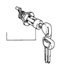 MR220231 by CHRYSLER - CYLINDER. Deck Lid Lock. Diagram 19