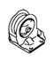 MB910663 by CHRYSLER - BRACKET. Automatic Transmission. Engine Roll Dampener. Diagram 11