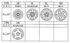 MN101083YA by CHRYSLER - WHEEL. Aluminum. Type EL,Beige(M),AL,17x6.5JJ. Diagram 2