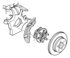 Chrysler 52068964AB HUB AND BEARING. Right. Brake. Diagram 21