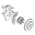 Chrysler 52068965AB HUB AND BEARING. Left. Brake. Diagram 21