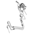 Chrysler 52087902AB HOSE. Power Steering Pressure. Diagram 2