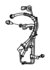 68031823AA by CHRYSLER - HOSE. Left. Brake. Diagram 14