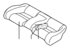 MN121012YB by CHRYSLER - COVER. Rear Seat Cushion. Diagram 14