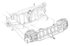 55054998AB by CHRYSLER - REINFORCEMENT. Grille Opening. Diagram 1