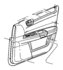 Chrysler 1AF371DBAA Interior Door Pull Handle Interior Door Pull Handle - fits 2006-2007 Chrysler 300