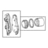 05011069AA by CHRYSLER - PAD KIT. Front Disc Brake. Diagram 9
