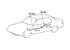 55175786AB by CHRYSLER - Door Water Deflector - Front, fits 1997-1998 Jeep Wrangler