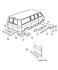 55274943AB by CHRYSLER - MOLDING. Left. Fender. Diagram 1