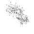 04695192 by CHRYSLER - MASTER CYLINDER. Brake. Diagram 1