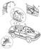 56021183AH by CHRYSLER - WIRING. Left Door. Front Door. Diagram 3