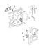 5GF56RC3AA by CHRYSLER - BUTTON. Right. Door Lock. Diagram 8