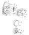 55235198AB by CHRYSLER - BRACKET. Spare Tire. Diagram 2