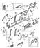 55256282 by CHRYSLER - PANEL. Right. Taillamp Mounting. Diagram 19