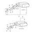 MR799035 by CHRYSLER - MIRROR. Left. Outside Rearview. Power. Diagram 7