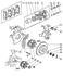 Chrysler 52068965AB HUB AND BEARING. Left. Brake. Diagram 21