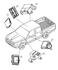 56049130AB by CHRYSLER - MODULE. Compass Temperature. Diagram 10