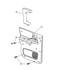 5GV36XDVAB by CHRYSLER - PANEL. Right. Rear Door Trim. Power. Diagram 1