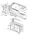 5HD43WL5AB by CHRYSLER - PANEL. Left. Cowl Side Trim. Diagram 6