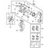 MR527671 by CHRYSLER - CALIPER. Disc Brake. Right. Diagram 2