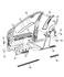 5FA52XTMAE by CHRYSLER - MOLDING. Right. Windshield Garnish. Diagram 1