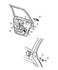 5FW46YJRAB by CHRYSLER - HANDLE. Right. Exterior Door. Diagram 6
