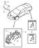 MR566297 by CHRYSLER - SHIELD. Left. Splash. Rear. Diagram 6