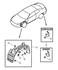 MR566297 by CHRYSLER - SHIELD. Left. Splash. Rear. Diagram 6