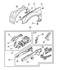 MR392165 by CHRYSLER - CROSSMEMBER. Left. Front Support. Diagram 9