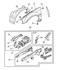 MR392165 by CHRYSLER - CROSSMEMBER. Left. Front Support. Diagram 9