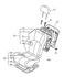 MR378055 by CHRYSLER - FRAME. Front, Right. Front Seat. Diagram 6