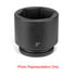 Grey Pneumatic 4082R Socket 1" Drive x 2-9/16" Hex Size, 3.15mm Length, Impact Socket, Type III Shape