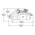 8200468 by DELCO REMY - Starter Motor - 39MT Model, 12V, SAE 1 Mounting, 11 Tooth, Clockwise
