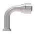 4S20FLB16 by EATON - Hose Fitting - Crimp, Permanent, 4-Spiral, SAE Code 61-Flange, Steel, 90° Elbow