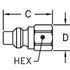 05R by WEATHERHEAD - Hansen and Gromelle Quick Disconnect Coupling - Plug
