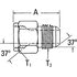 2215-8-10S by WEATHERHEAD - Aeroquip Adapter - Adaptor FJ x MJ
