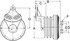 Horton 999002 Engine Cooling Fan Clutch CLUTCH*DM SE 21*CUM,149.3,2-GRV,50.7 PLT,NO STUDS