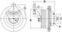 Horton 990804 Engine Cooling Fan Clutch 9SP CLUTCH 2 GROOVE 07.03