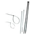 20425 by ATD TOOLS - 25" Black UV Stabilitzed Nylon Cable Ties, 25pc